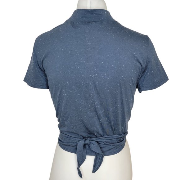 LULULEMON🖤 Time to Restore Mock Neck Short Sleeve Size 4 - Picture 7 of 8